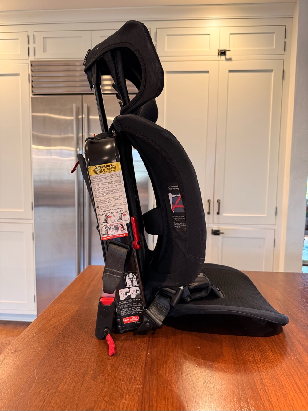WAYB Pico Travel Car Seat + Backpack & Cup Holder – Black